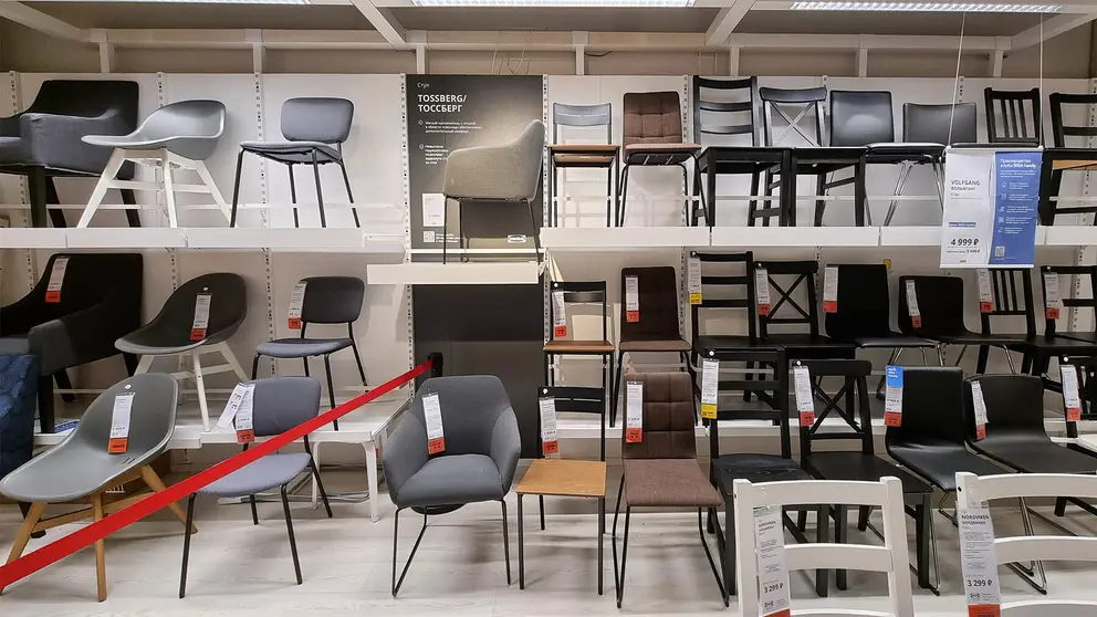 Secci&oacute;n de sillas y sillones de IKEA