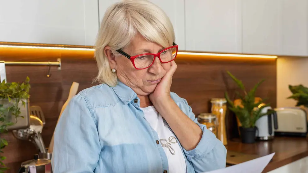 Pensionista preocupada por el estado de su pensi&oacute;n de la Seguridad Social