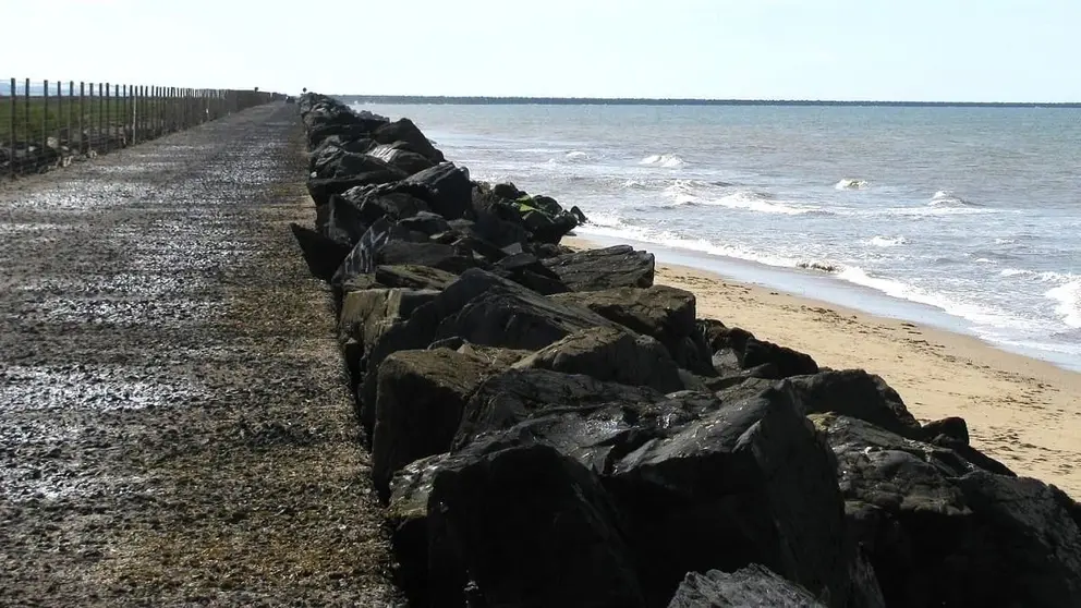Inmediaciones del lugar donde se produjo el accidente