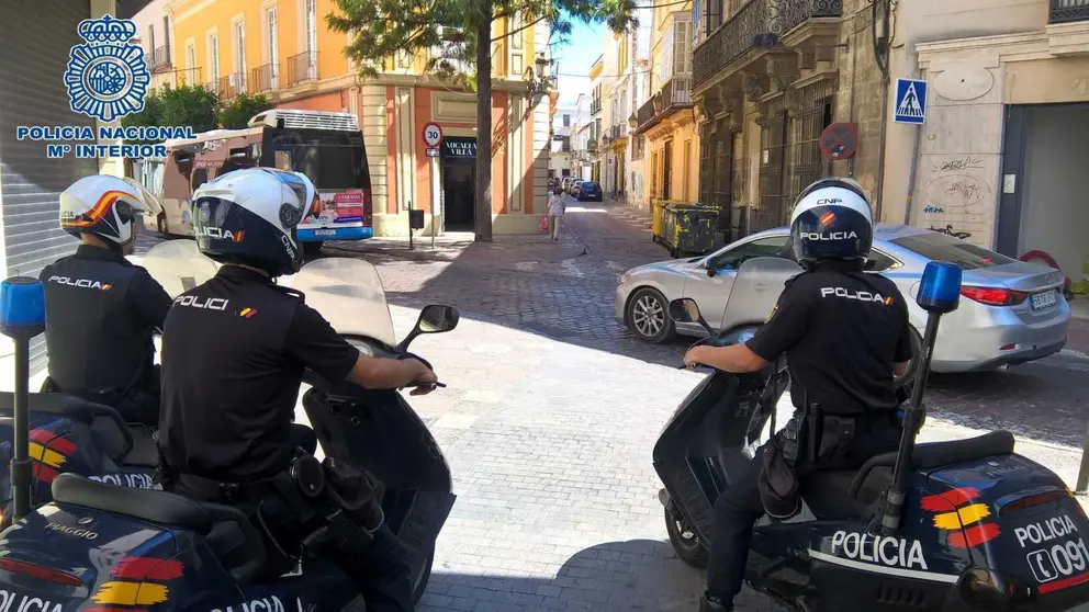 Polic&iacute;a Nacional en Jerez