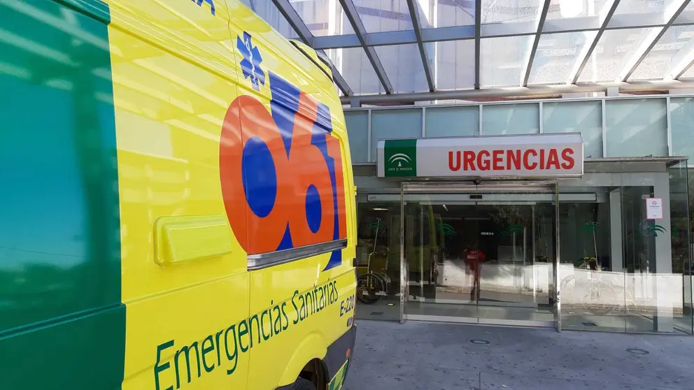 Una ambulancia en una foto de archivo