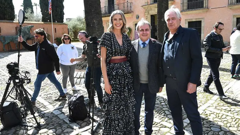 Rodaje de Andaluc&iacute;a es moda en el Alc&aacute;zar de Jerez