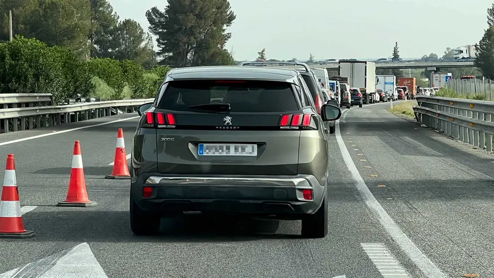 Retenciones en la AP-4 C&aacute;diz - Sevilla - Desv&iacute;o por Las Cabezas de San Juan