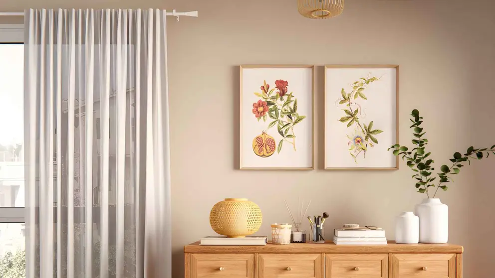 Cortina Pharell de algod&oacute;n INSPIRE de Leroy Merlin