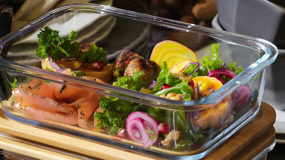 Bote rectangular con tapa IKEA 365+