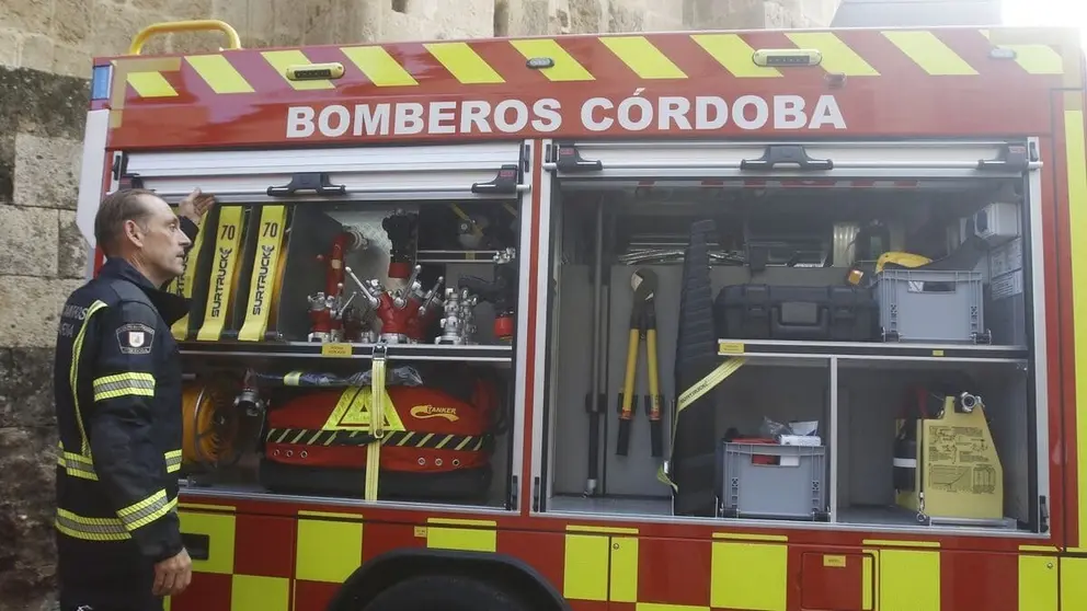 Bomberos de C&oacute;rdoba se desplazaron hasta el lugar de los hechos