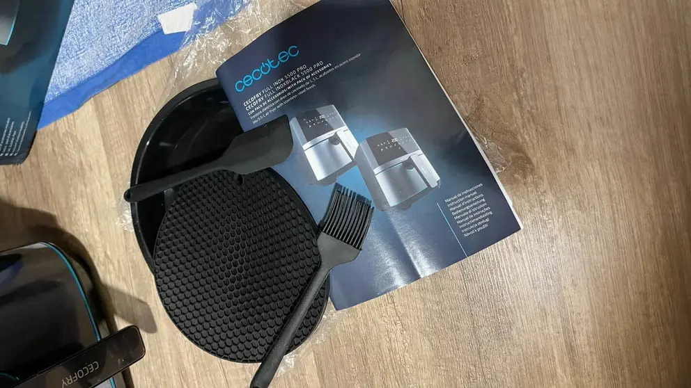 Manual de instrucciones de la Freidora de Aire Cecofry Full InoxBlack 5500 Pro de Cecotec