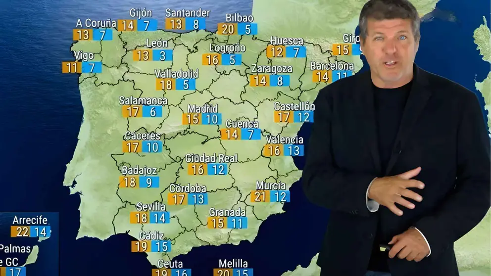 Mario Picazo anuncia la previsi&oacute;n del tiempo para la Semana Santa