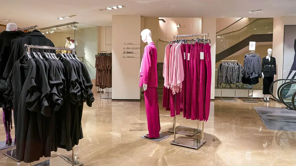 Interior de tienda ZARA