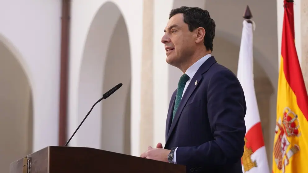 Juanma Moreno, presidente de la Junta de Andaluc&iacute;a