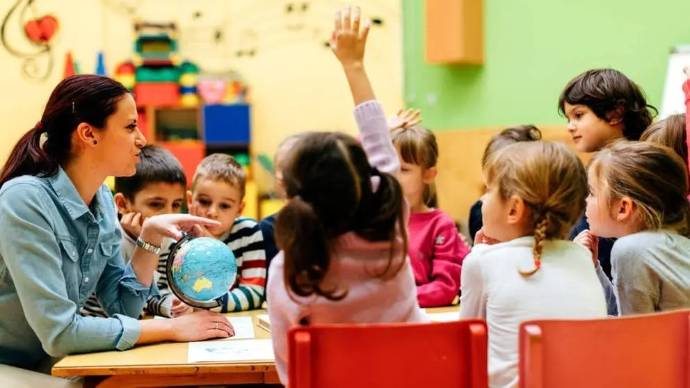 Imagen del interior de una escuela infantil