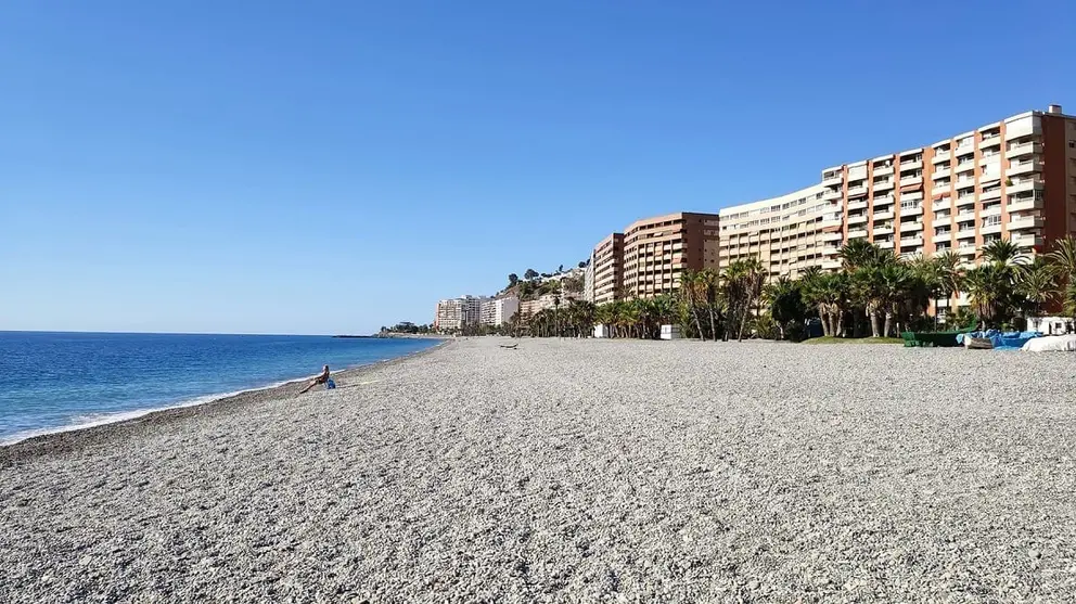 La playa de La Velilla en Almu&ntilde;&eacute;car