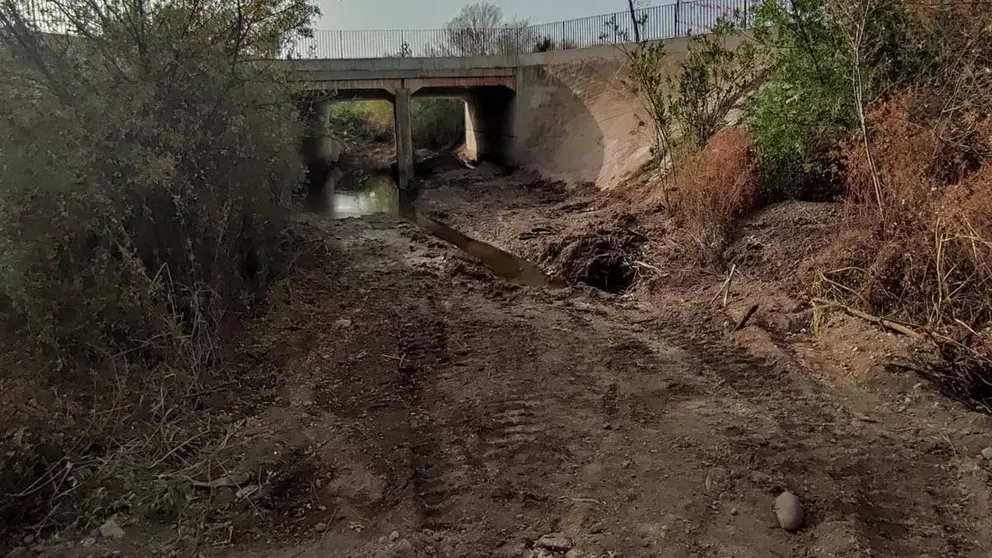 La zona en la que se busca el cuerpo de la persona desaparecida