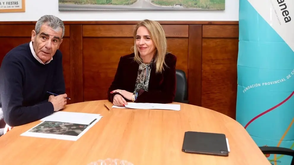 Almudena Mart&iacute;nez, junto a Diego Espa&ntilde;a