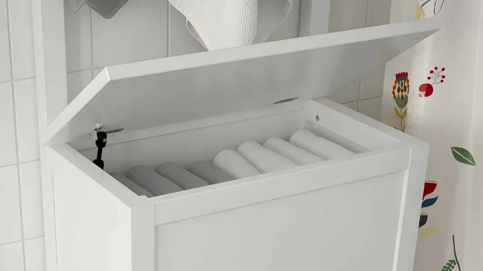 Banco toallero HEMNES de Ikea