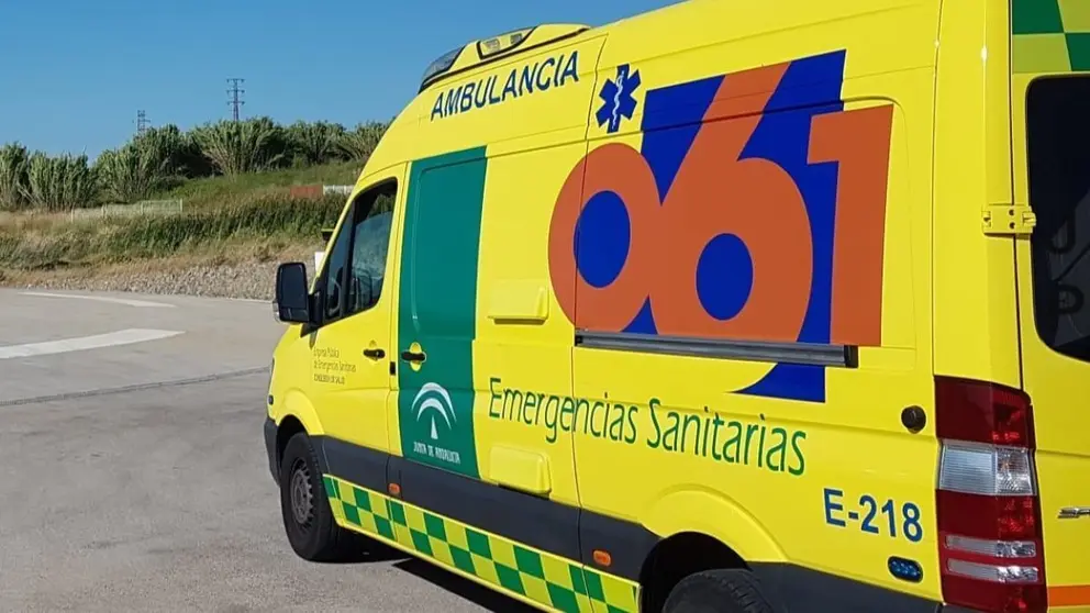 Una ambulancia en una foto de archivo