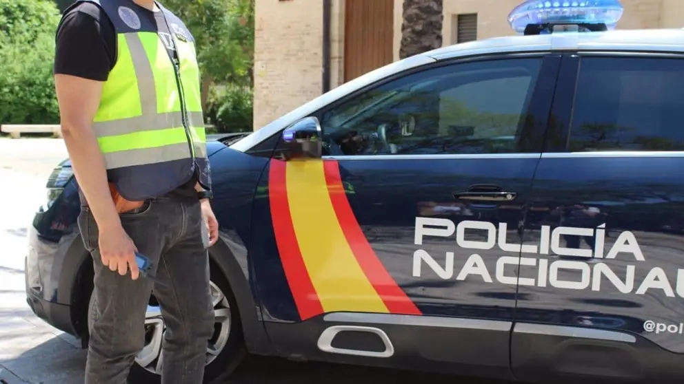 Coche patrulla de la Polic&iacute;a Nacional