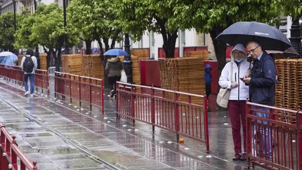 La lluvia fue la gran protagonista la pasada Semana Santa