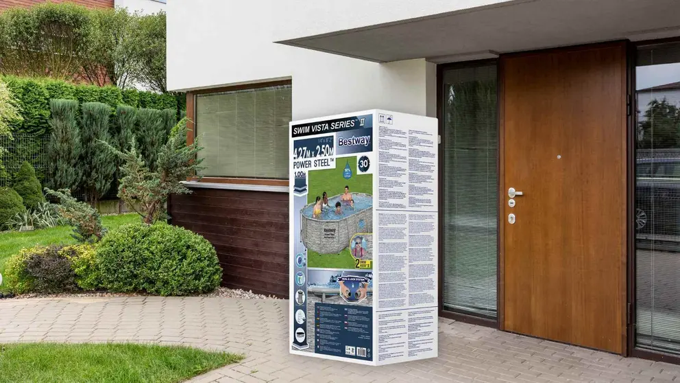 Piscina tubular ovalada BESTWAY