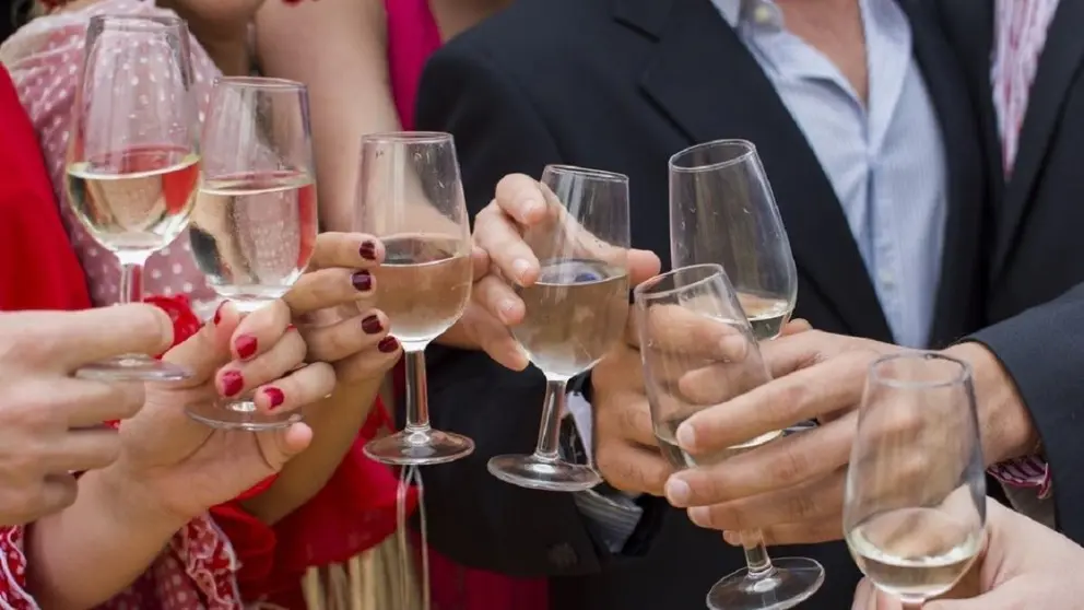 Rebujito en la Feria de Jerez