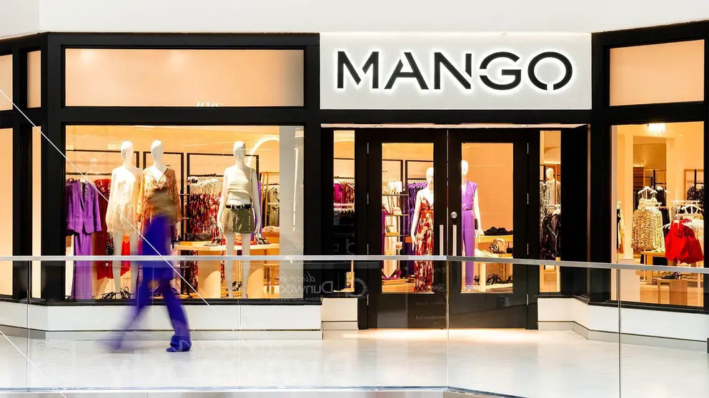 Punto de venta de Mango en un centro comercial