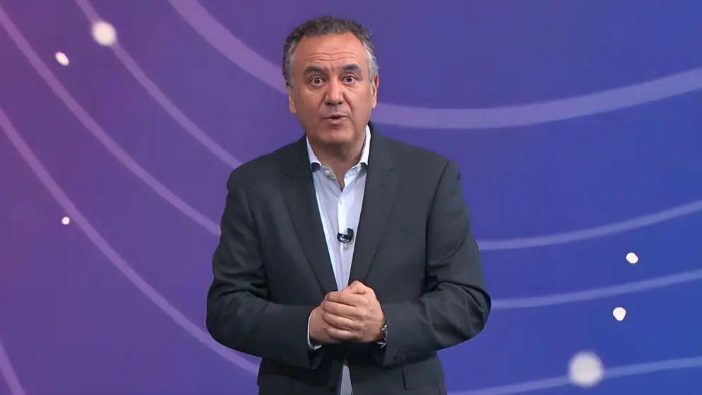 Roberto Brasero da la predicci&oacute;n del tiempo en Antena 3