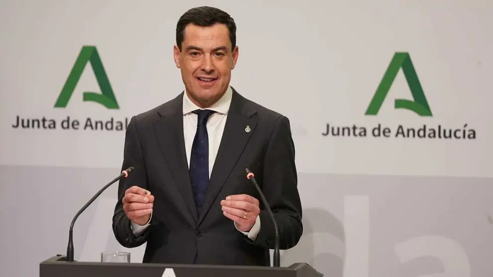 Juanma Moreno, presidente de la Junta de Andaluc&iacute;a