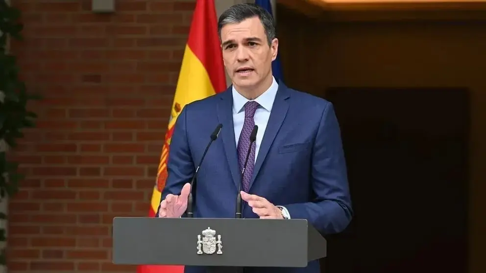 Pedro S&aacute;nchez, en su reciente comparecencia
