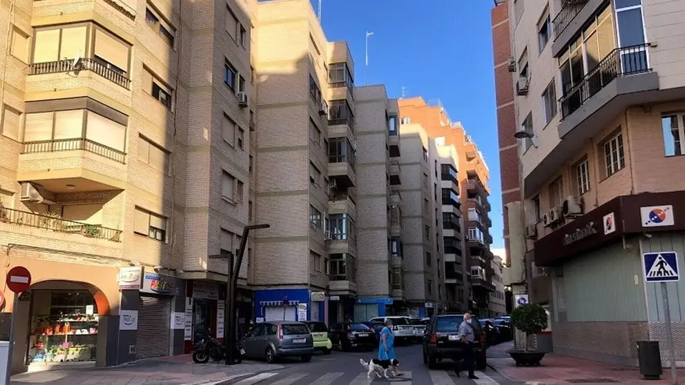 La calle Art&eacute;s de Arcos, donde se encuentra ubicada la administraci&oacute;n de Loter&iacute;as