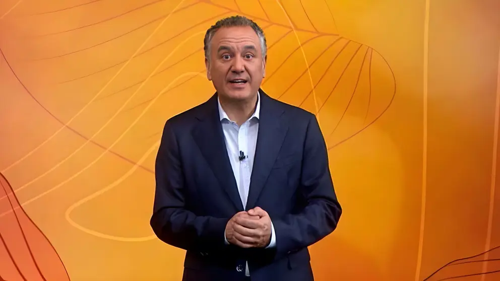 Roberto Brasero da la predicci&oacute;n del tiempo en Antena 3