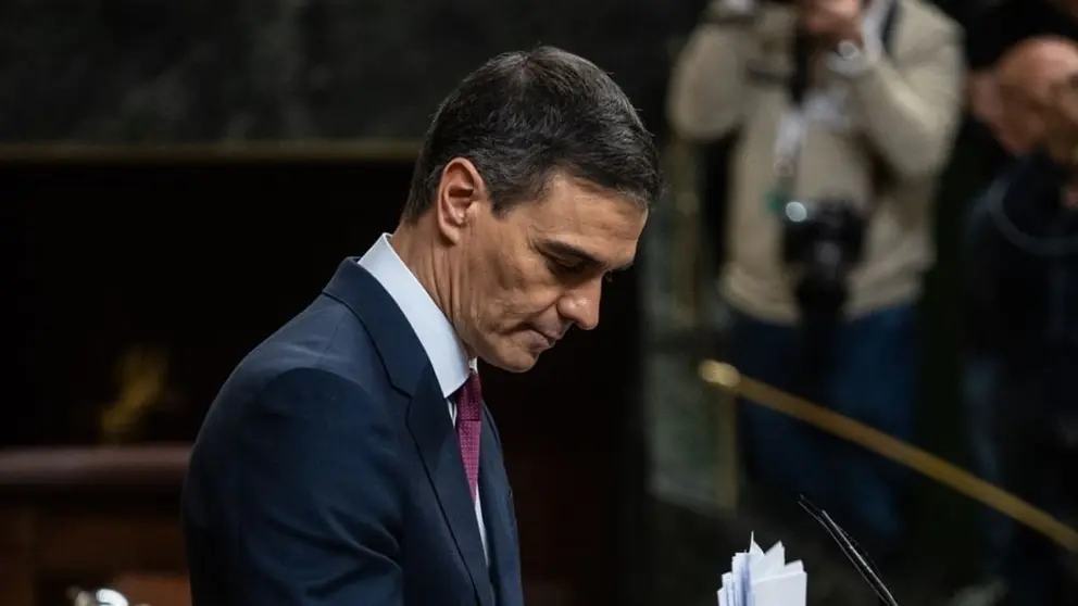 El presidente del Gobierno Pedro S&aacute;nchez, en una comparecencia reciente