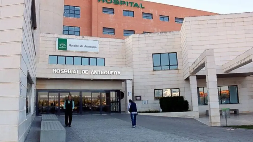 Imagen del hospital de Antequera, lugar donde fueron trasladados algunos de los heridos