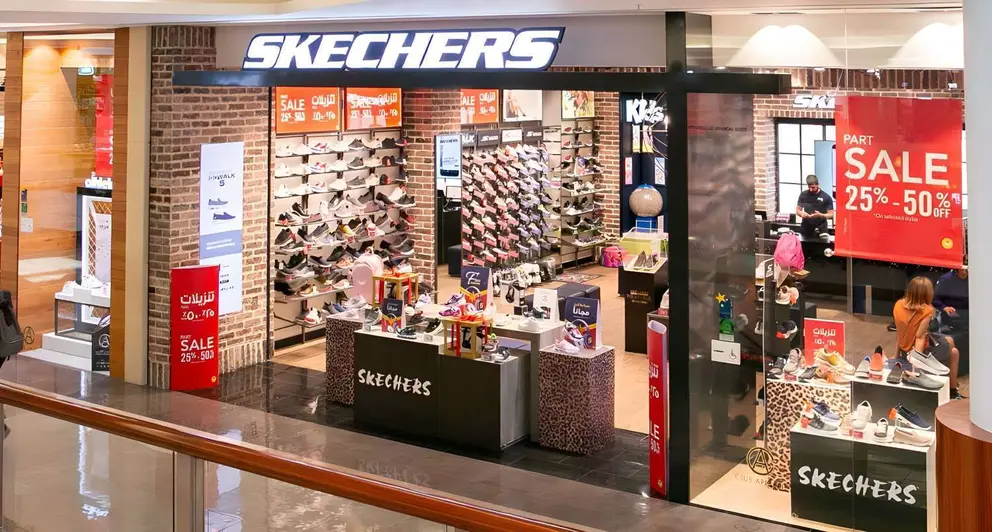 Tienda de Skechers en un centro comercial