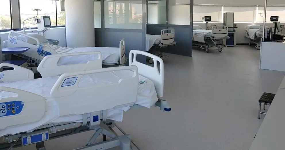 Interior del hospital de San Cecilio en Granada, lugar donde ocurrieron los hechos