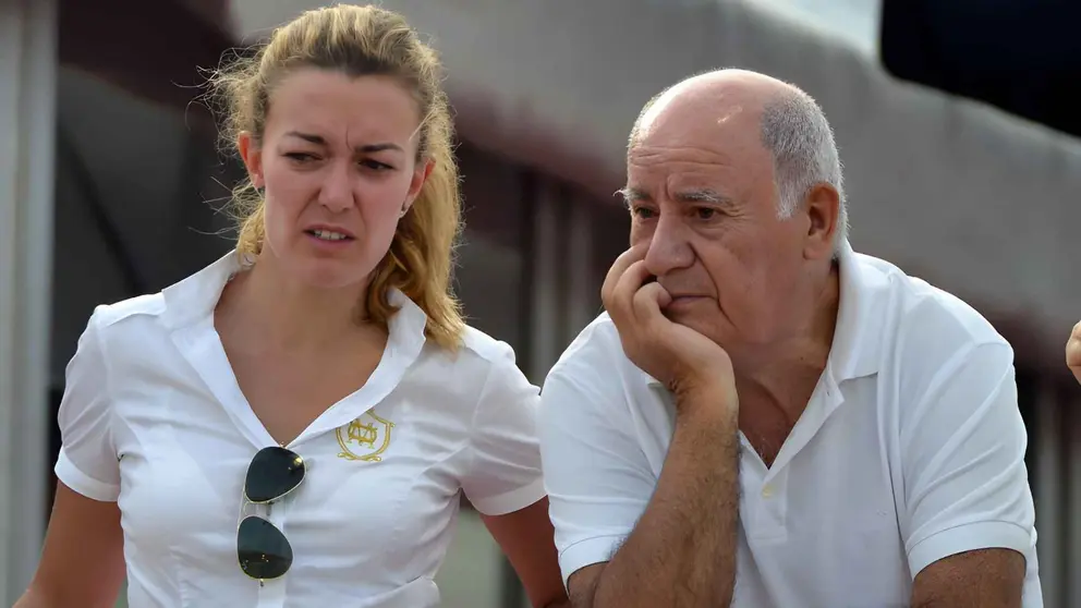 Marta Ortega y Amancio Ortega, due&ntilde;os de Inditex