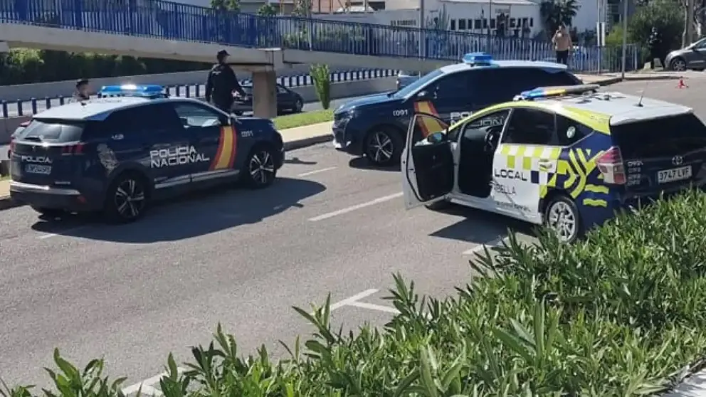 Im&aacute;genes de un tiroteo en Marbella
