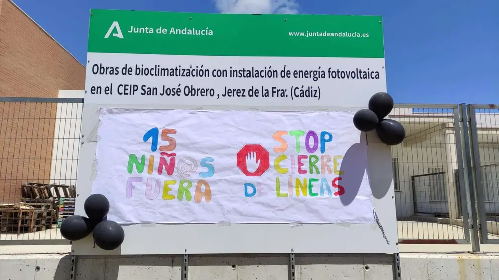Protestas en el CEIP San Jos&eacute; Obrero | FLAMPA Jerez
