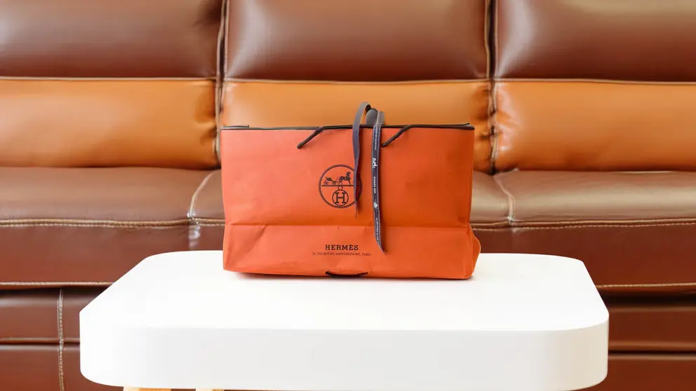 Bolsa de compra Herm&egrave;s