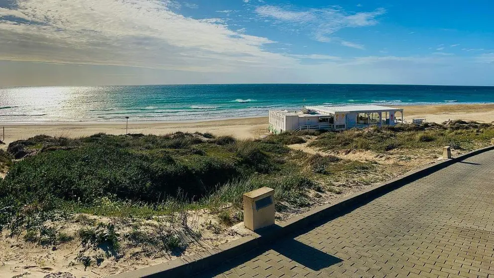 Playa de la Barrosa en Chiclana de la Frontera