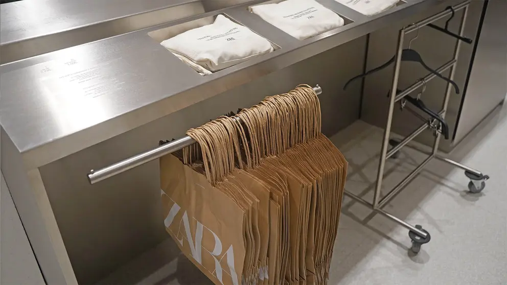 Mostrador de tienda ZARA