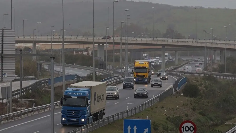 Imagen de la carretera en la que se produjo el accidente