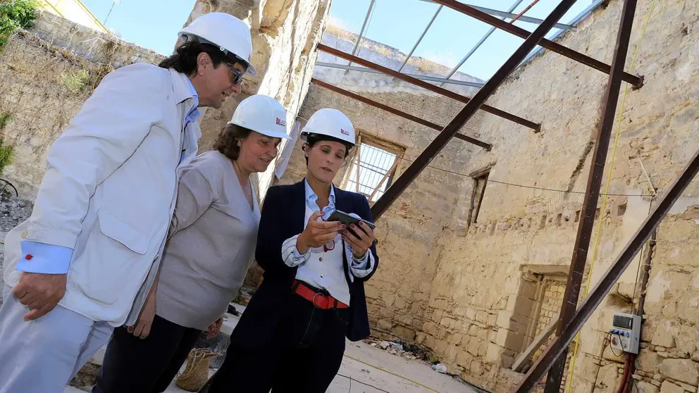 Obras en el Palacio Riquelme de Jerez