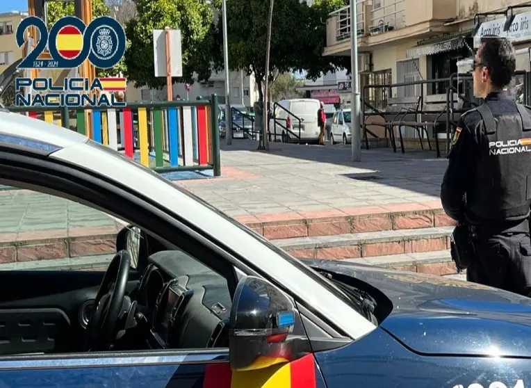 Un agente de la Polic&iacute;a Nacional en Jerez en una foto de archivo