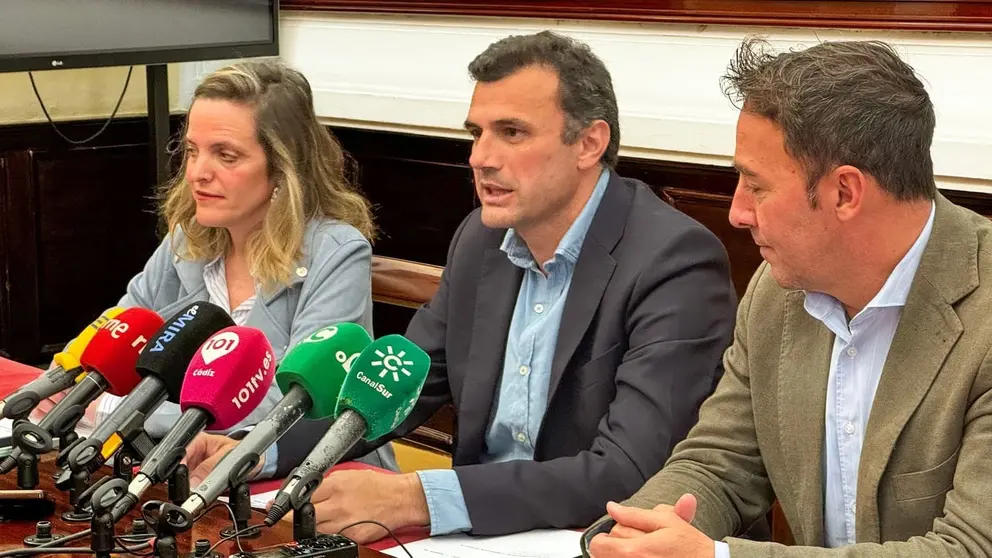 Bruno Garc&iacute;a, durante la rueda de prensa posterior a la Junta de Gobierno Local | Cristo Garc&iacute;a