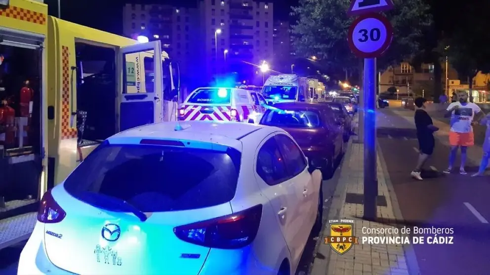 Incendio en el Pol&iacute;gono de San Benito