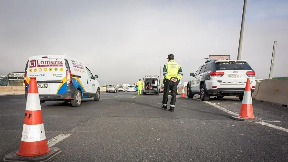 Una de las carreteras donde se produjo un accidente