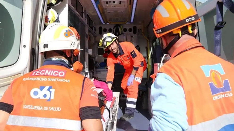 Efectivos del 061 se desplazaron al lugar de los hechos