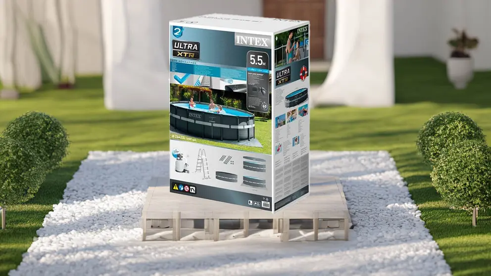 Piscina Elevada Redonda Con Depuradora Ultra Xtr Frame Intex