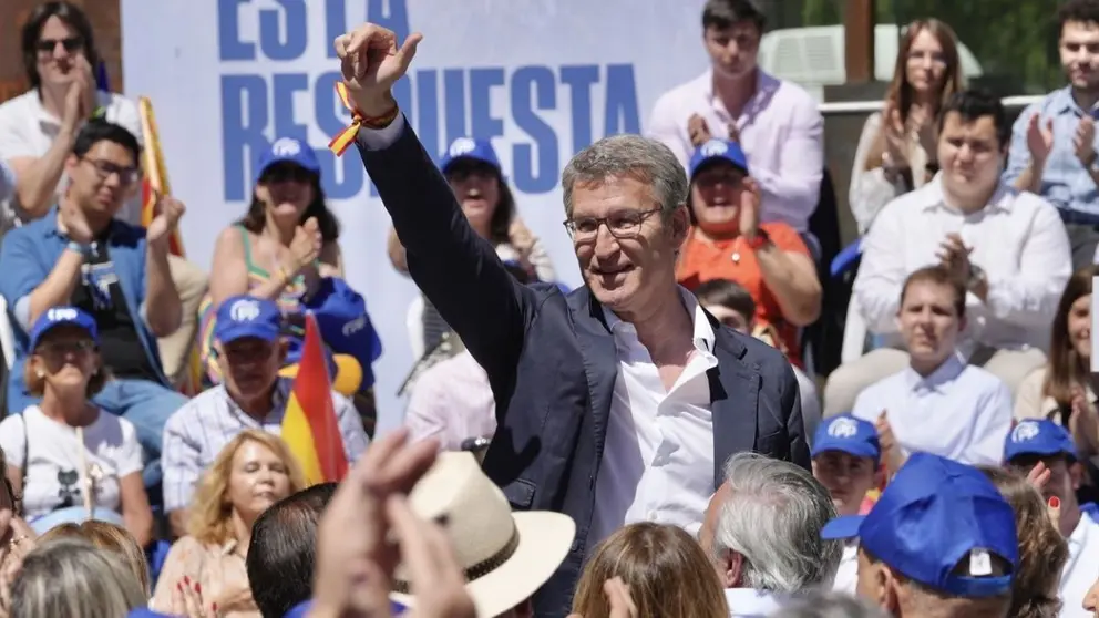 Alberto N&uacute;&ntilde;ez Feij&oacute;o, presidente del PP