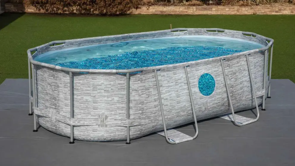 Piscina tubular de PVC ovalada BESTWAY de Leroy Merlin